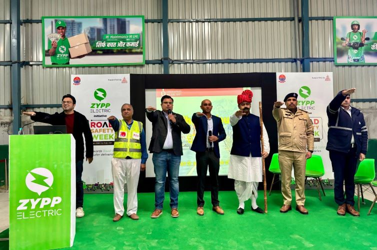 Zypp Electric 'Road Safety Week' to promote responsible riding with no-cost insurance coverage, helmet distribution